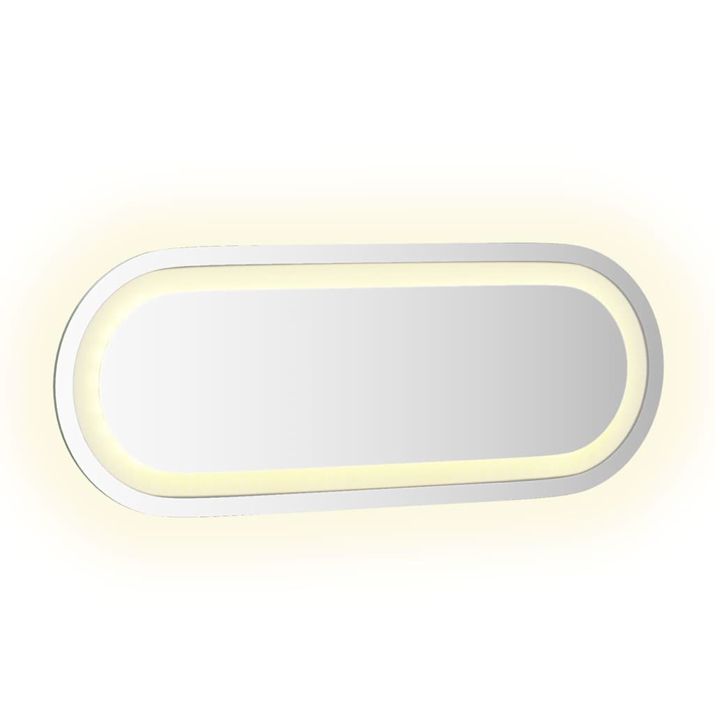 LED-Badspiegel 40x15 cm Oval