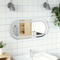 LED-Badspiegel 70x30 cm Oval