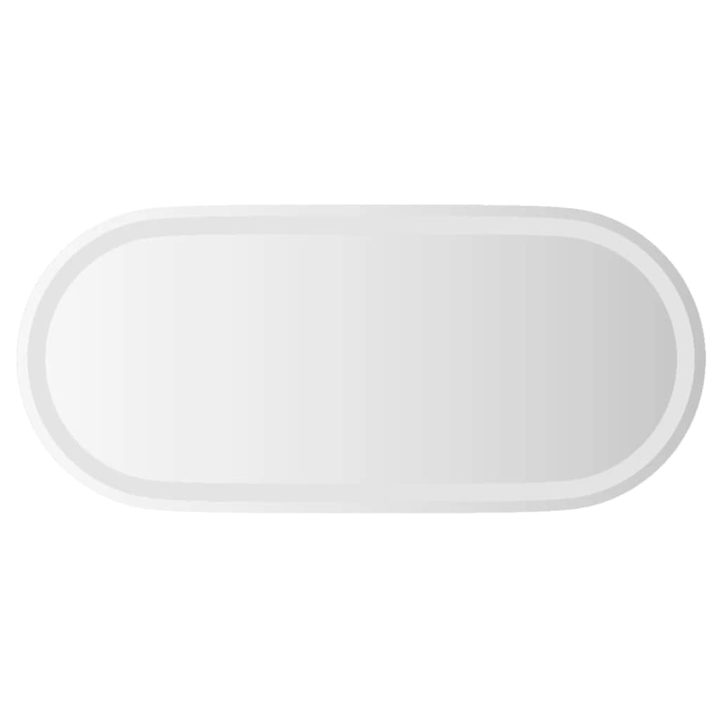 LED-Badspiegel 80x35 cm Oval