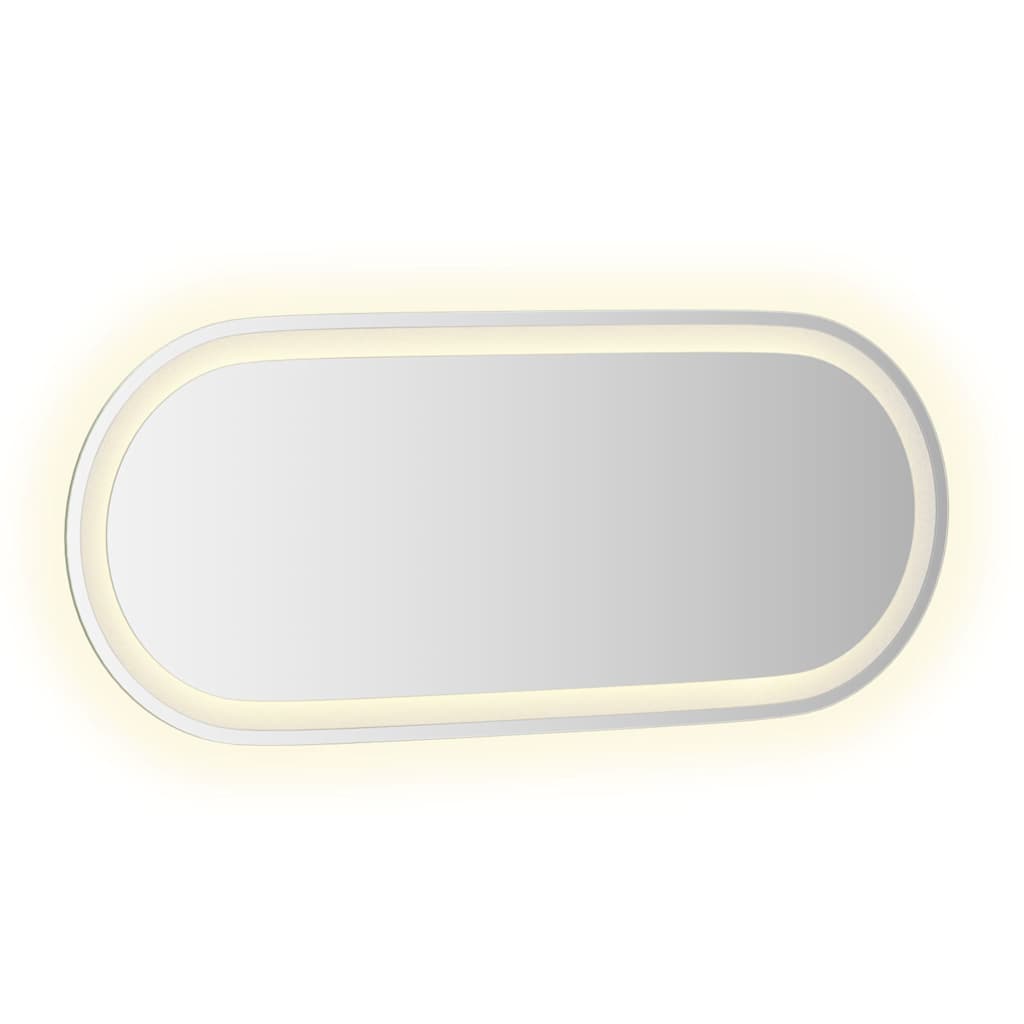 LED-Badspiegel 90x40 cm Oval