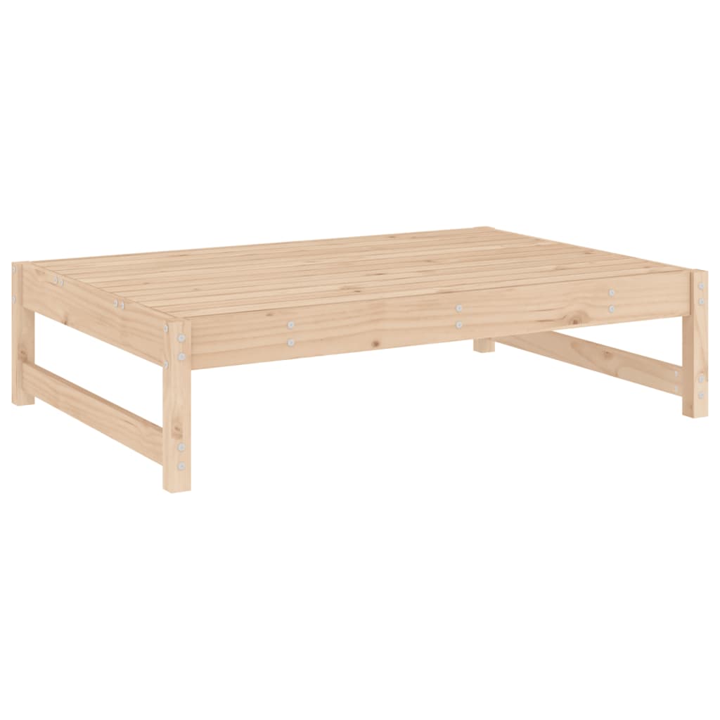 Gartenhocker 120x80 cm Massivholz Kiefer