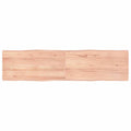 Tischplatte 160x40x(2-4) cm Massivholz Behandelt Baumkante