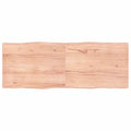 Tischplatte 160x60x(2-4) cm Massivholz Behandelt Baumkante