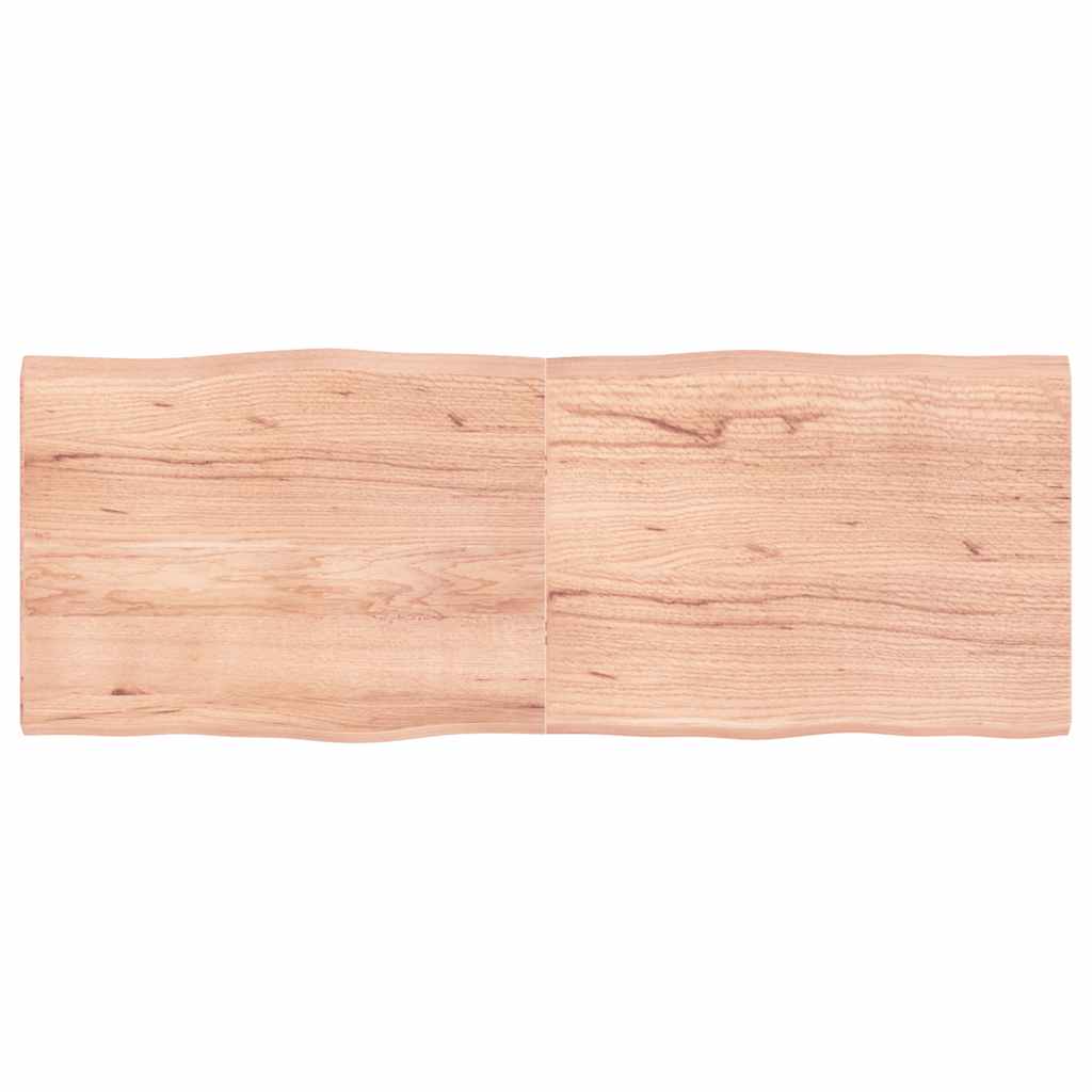 Tischplatte 160x60x(2-4) cm Massivholz Behandelt Baumkante