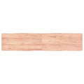 Tischplatte 180x40x(2-4) cm Massivholz Behandelt Baumkante