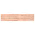 Tischplatte 180x40x(2-6) cm Massivholz Behandelt Baumkante