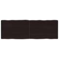 Tischplatte 140x50x(2-4) cm Massivholz Behandelt Baumkante