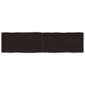 Tischplatte 160x40x(2-4) cm Massivholz Behandelt Baumkante