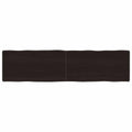 Tischplatte 160x40x(2-6) cm Massivholz Behandelt Baumkante