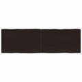 Tischplatte 160x50x(2-4) cm Massivholz Behandelt Baumkante