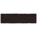 Tischplatte 180x50x(2-4) cm Massivholz Behandelt Baumkante