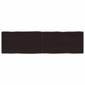 Tischplatte 180x50x(2-6) cm Massivholz Behandelt Baumkante