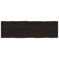Tischplatte 200x60x(2-4) cm Massivholz Behandelt Baumkante