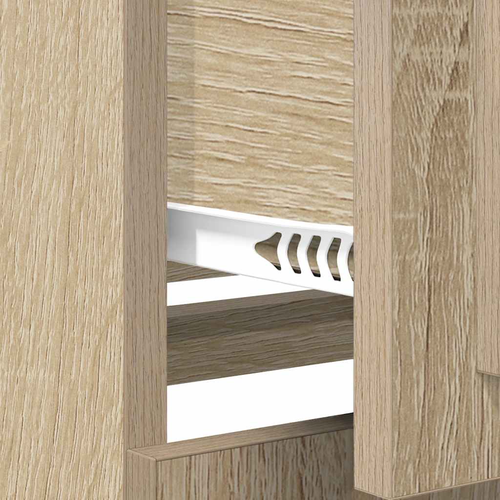 Sideboards 3 Stk. Sonoma-Eiche Holzwerkstoff