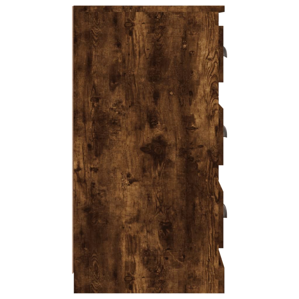 Sideboards 2 Stk. Räuchereiche Holzwerkstoff