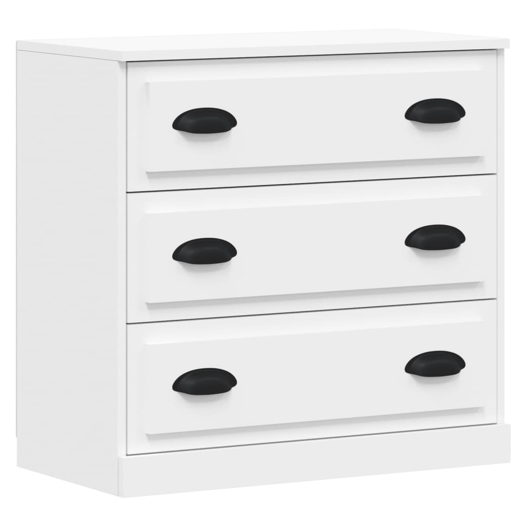 Sideboards 3 Stk. Weiß Holzwerkstoff