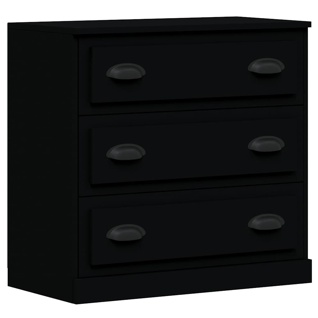 Sideboards 3 Stk. Schwarz Holzwerkstoff