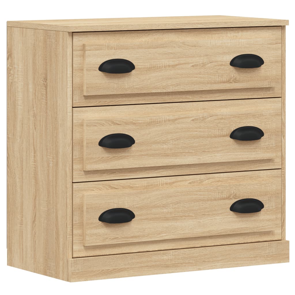 Sideboards 3 Stk. Sonoma-Eiche Holzwerkstoff