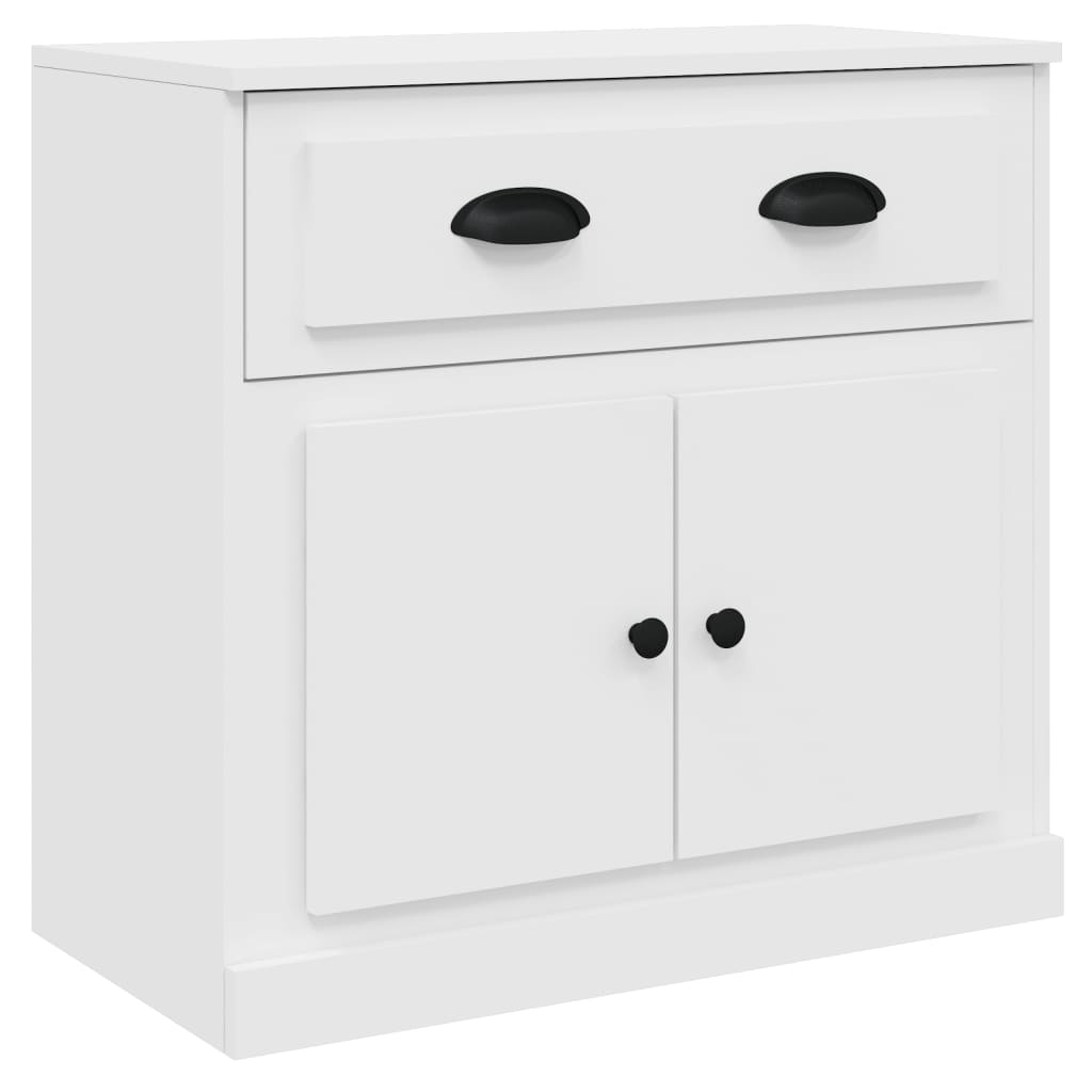 Sideboards 3 Stk. Weiß Holzwerkstoff