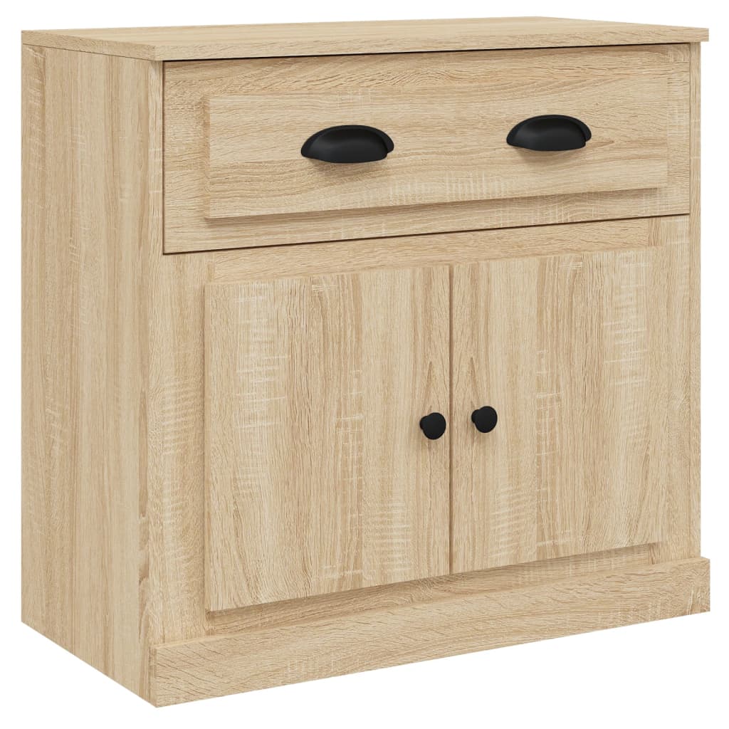 Sideboards 3 Stk. Sonoma-Eiche Holzwerkstoff
