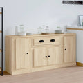 Sideboards 3 Stk. Sonoma-Eiche Holzwerkstoff