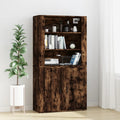 Highboard Räuchereiche Holzwerkstoff