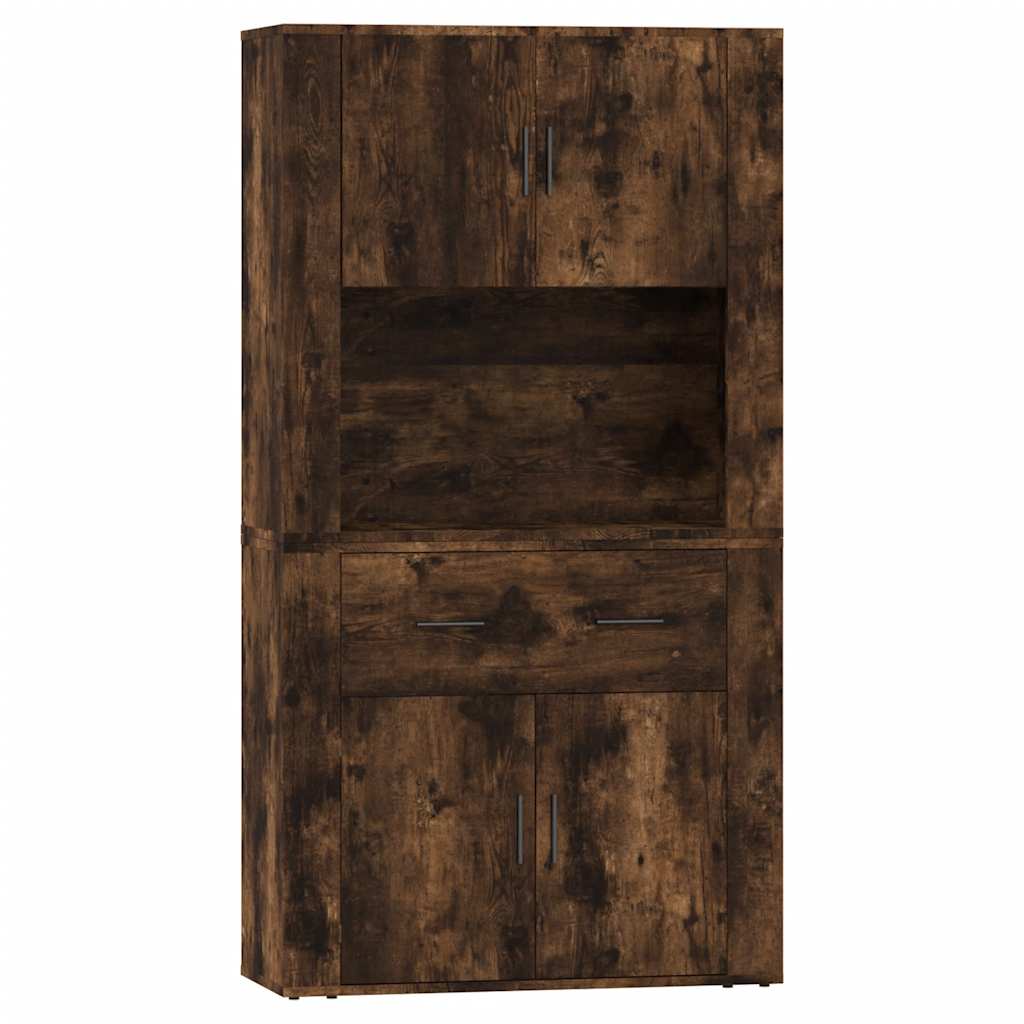 Highboard Räuchereiche Holzwerkstoff