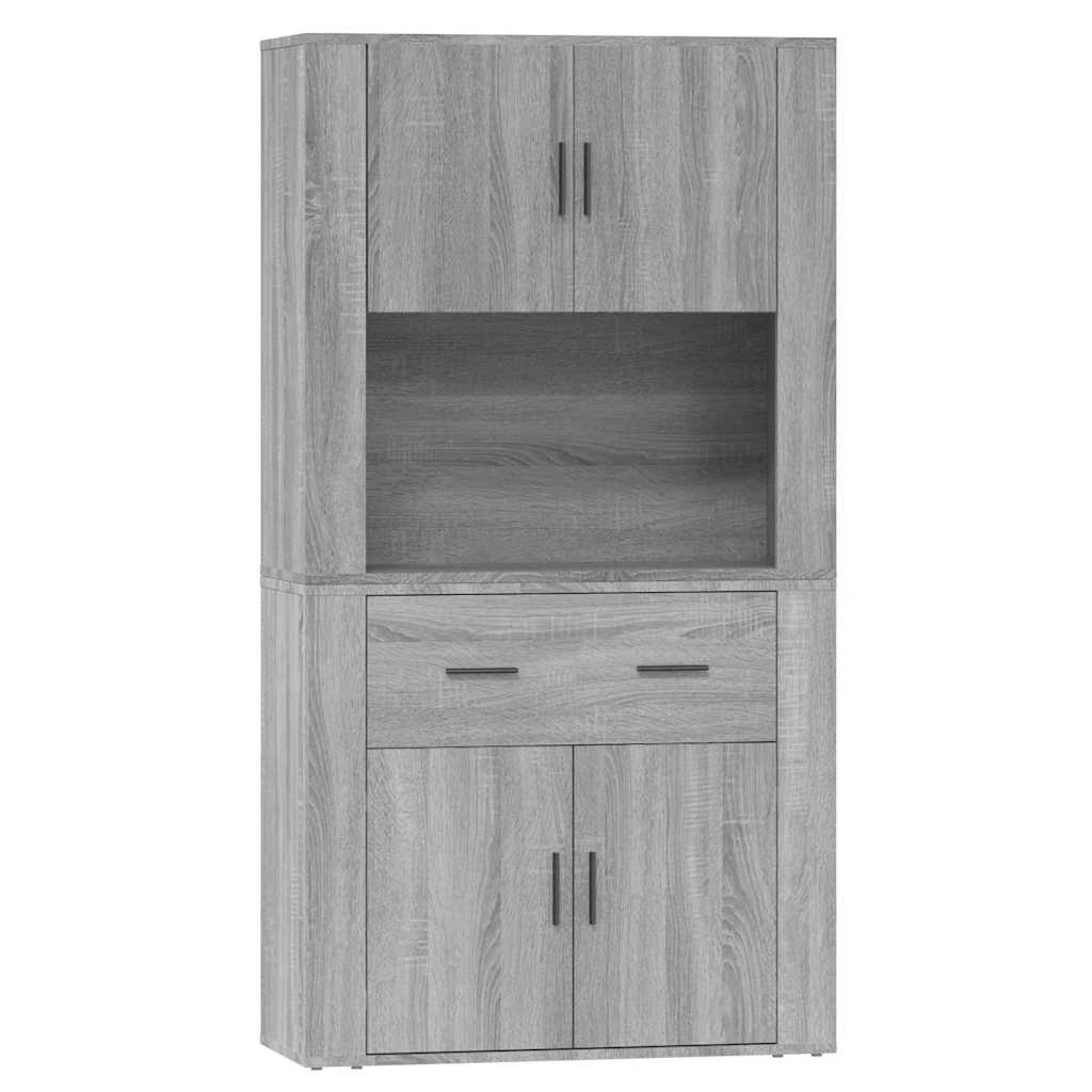 Highboard Grau Sonoma Holzwerkstoff