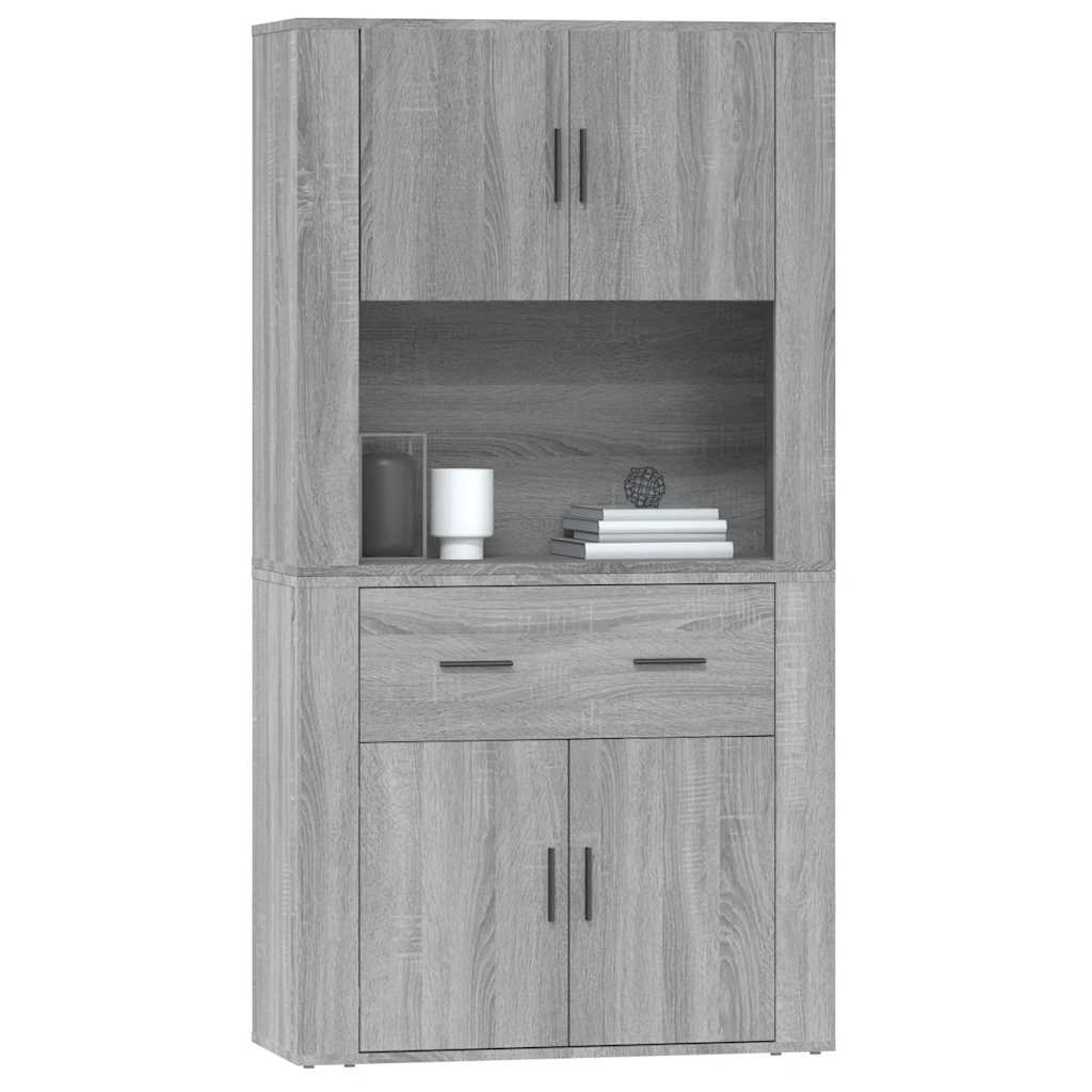 Highboard Grau Sonoma Holzwerkstoff