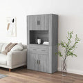 Highboard Grau Sonoma Holzwerkstoff