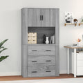 Highboard Grau Sonoma Holzwerkstoff