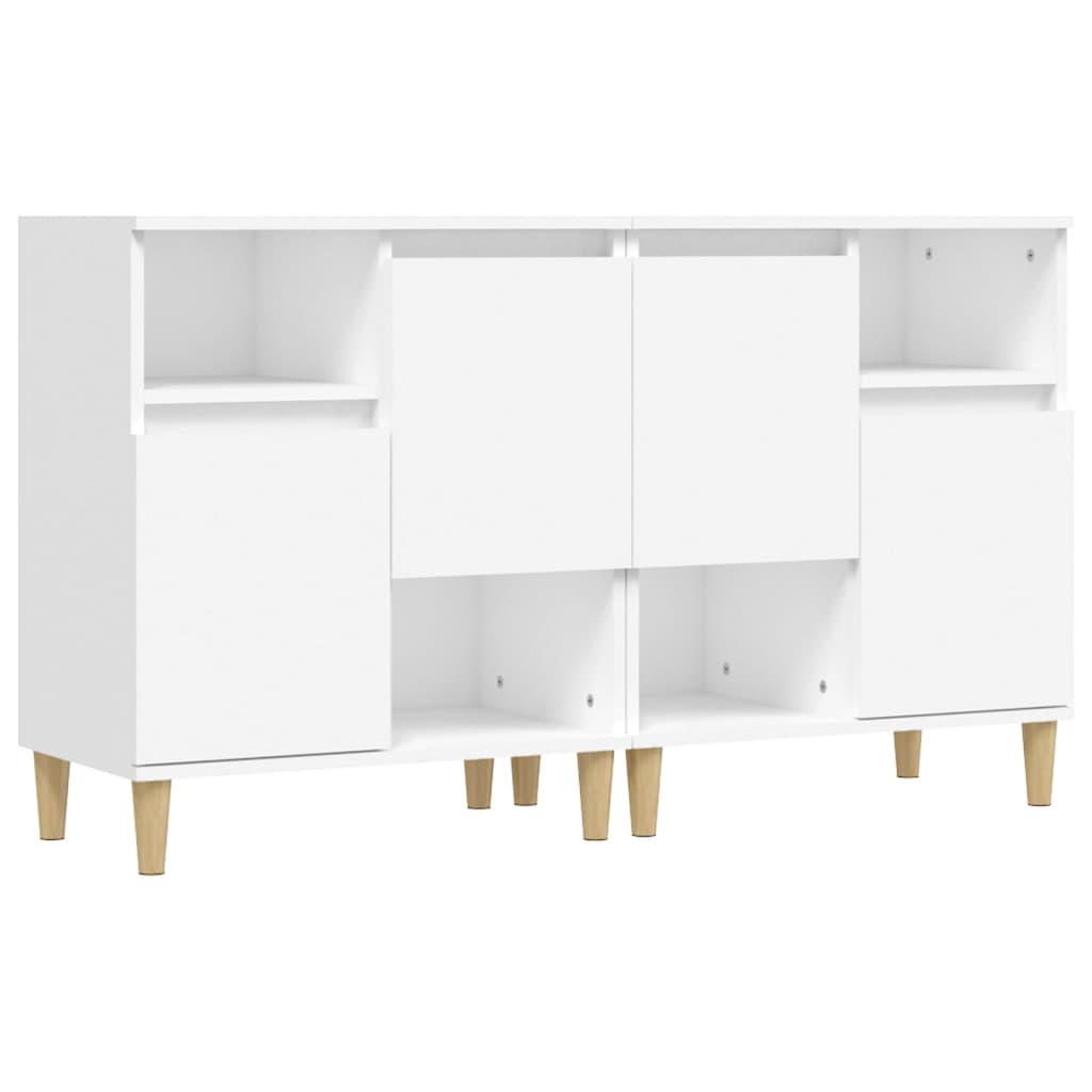 Sideboards 2 Stk. Weiß 60x35x70 cm Holzwerkstoff