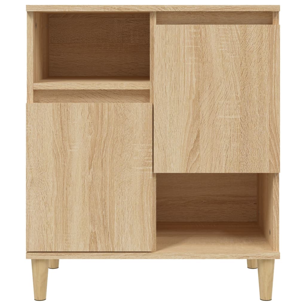 Sideboards 2 Stk. Sonoma-Eiche 60x35x70 cm Holzwerkstoff