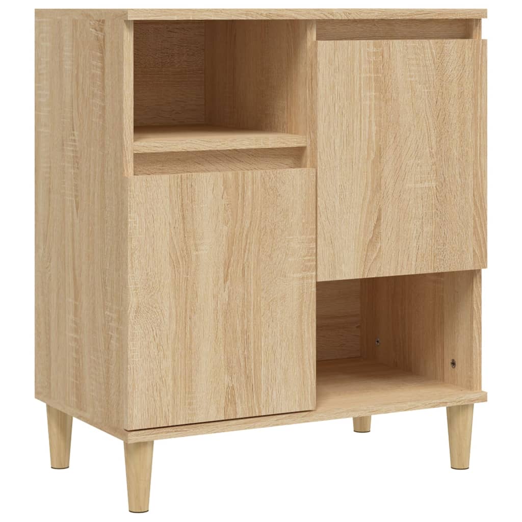 Sideboards 3 Stk. Sonoma-Eiche 60x35x70 cm Holzwerkstoff
