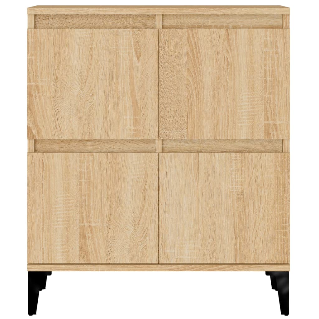 Sideboards 3 Stk. Sonoma-Eiche 60x35x70 cm Holzwerkstoff
