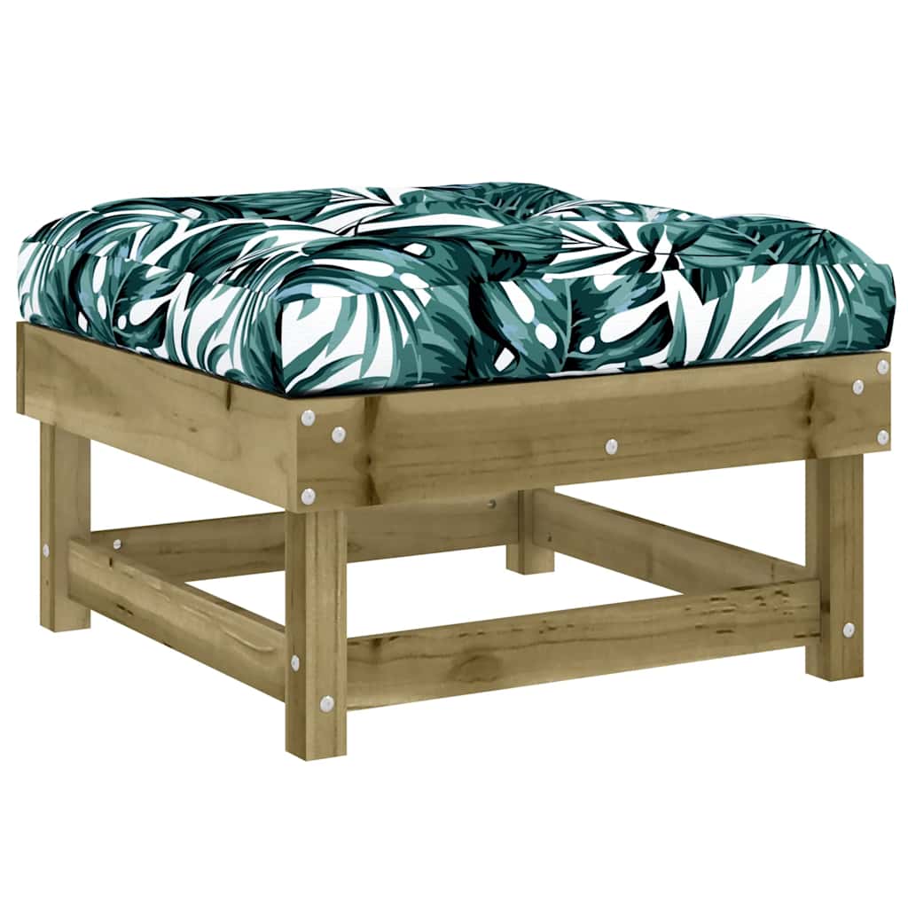 7-tlg. Garten-Lounge-Set mit Kissen Imprägniertes Kiefernholz