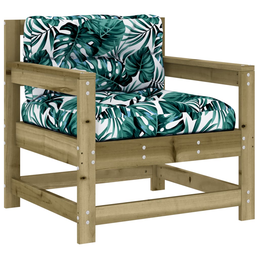 6-tlg. Garten-Lounge-Set mit Kissen Imprägniertes Kiefernholz