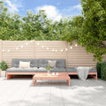 4-tlg. Garten-Lounge-Set mit Kissen Massivholz Douglasie