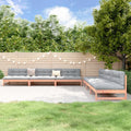 6-tlg. Garten-Lounge-Set Massivholz Douglasie
