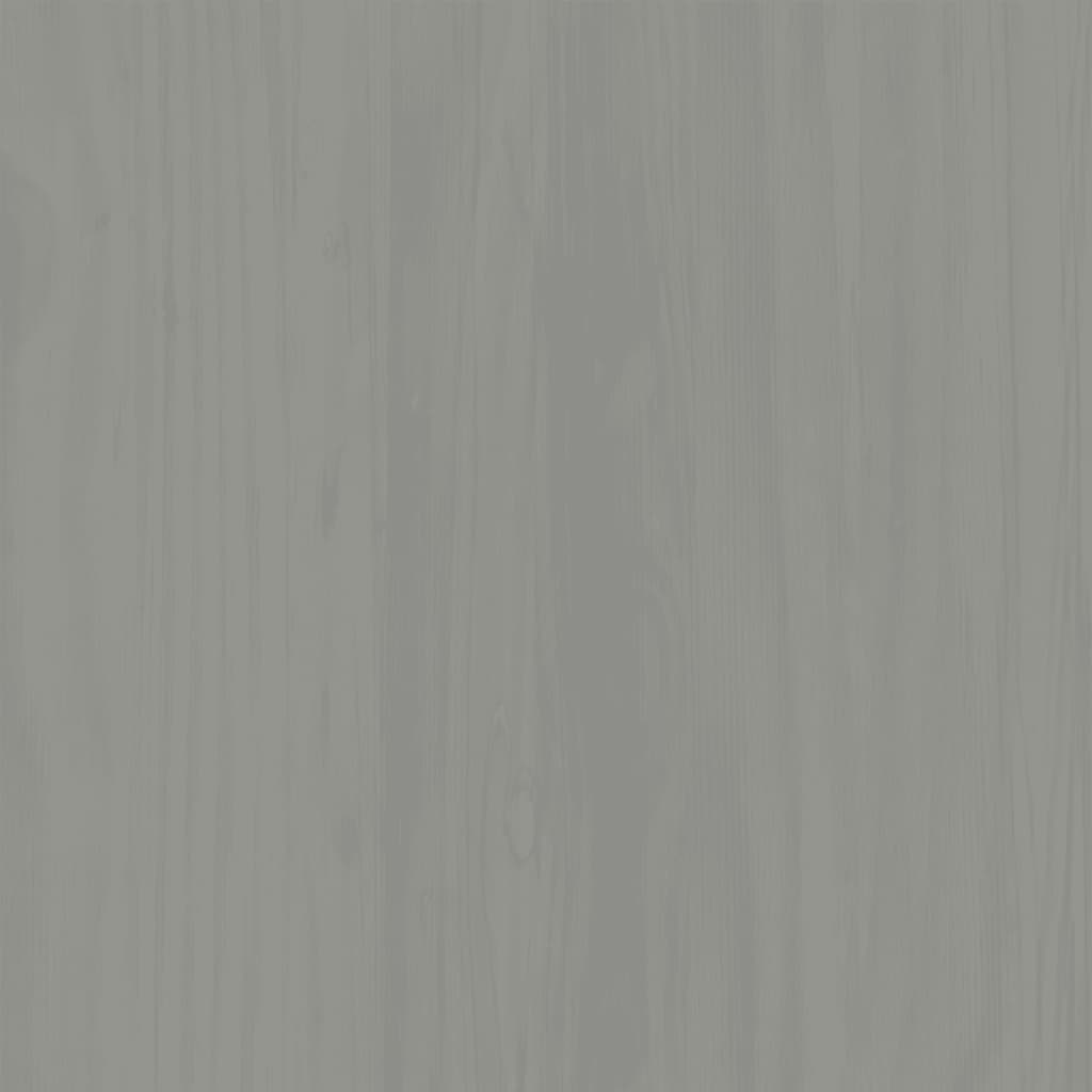 Schuhschrank VIGO 60x35x96 cm Grau Massivholz Kiefer