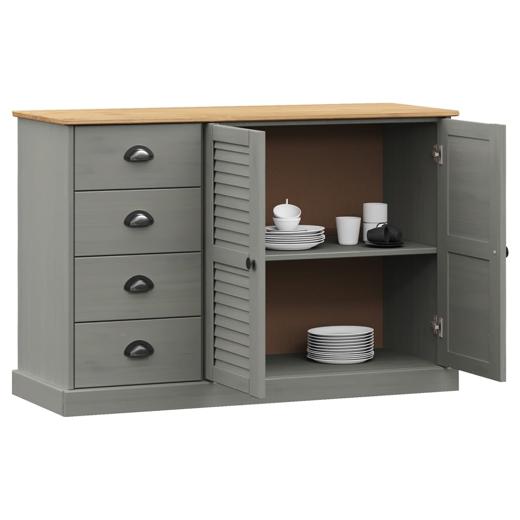 Sideboard mit Schubladen VIGO 113x40x75 cm Massivholz Kiefer