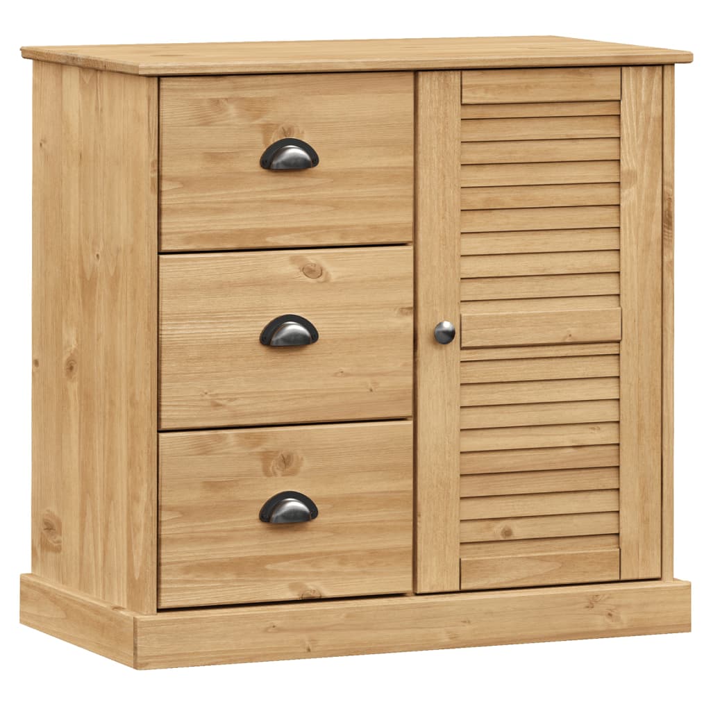 Sideboard mit Schubladen VIGO 78x40x75 cm Massivholz Kiefer