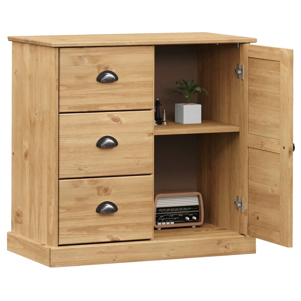 Sideboard mit Schubladen VIGO 78x40x75 cm Massivholz Kiefer