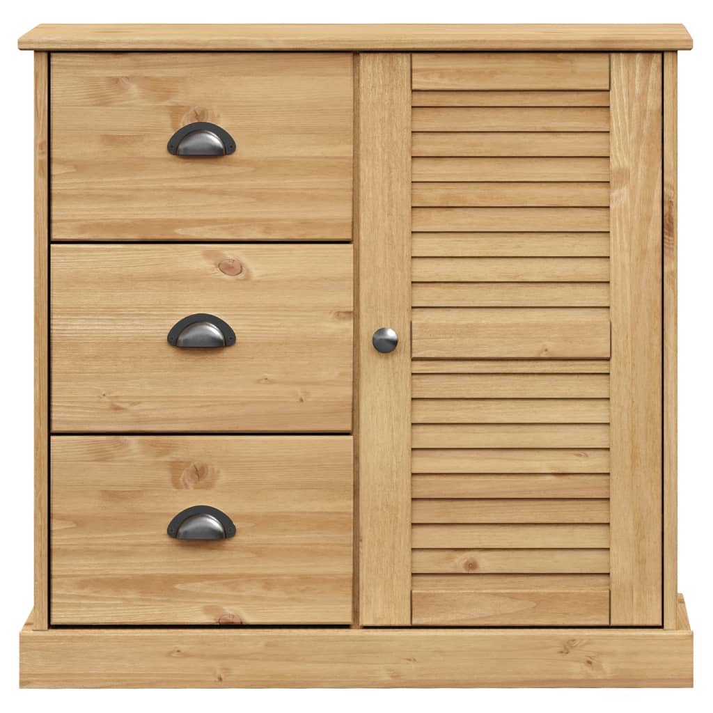 Sideboard mit Schubladen VIGO 78x40x75 cm Massivholz Kiefer