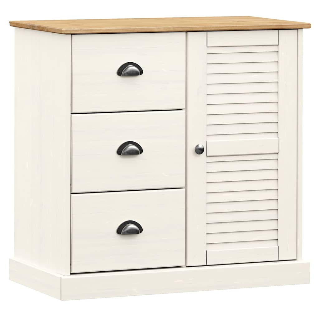 Sideboard mit Schubladen VIGO 78x40x75 cm Massivholz Kiefer