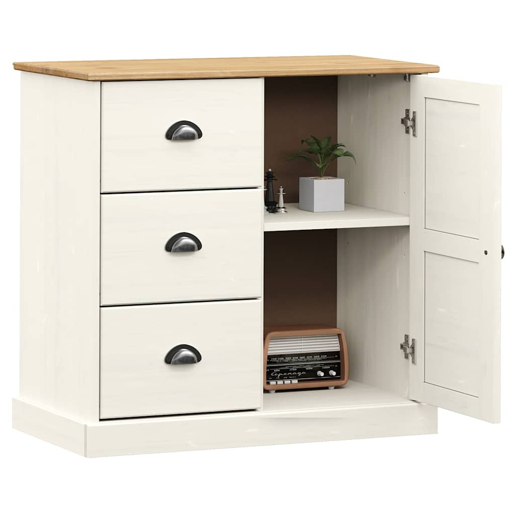 Sideboard mit Schubladen VIGO 78x40x75 cm Massivholz Kiefer