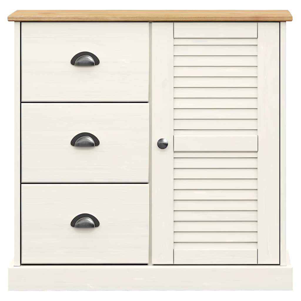 Sideboard mit Schubladen VIGO 78x40x75 cm Massivholz Kiefer