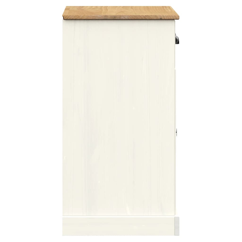 Sideboard mit Schubladen VIGO 78x40x75 cm Massivholz Kiefer