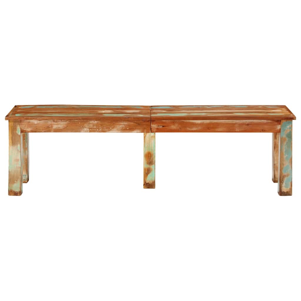 Bank 160x35x46 cm Massivholz Altholz