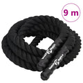 Kampfseil Schwarz 9 m 6,8 kg Polyester
